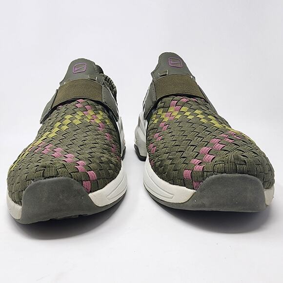 Nike Air Max Sneakers Women 11 Sphere Green & Pink Woven 302260 VTG 2002 - Picture 4 of 11
